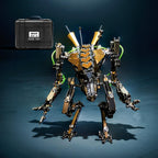 1300 piece robot model kit with a hard storage case, a metal mech building set and collectible gift for adult modelers