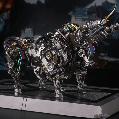 DIY Puuzzle™ | DIY 3D Metal Mechanical Bull Animal Model Assembly Kit 1087Pcs - DIY Puuzzle