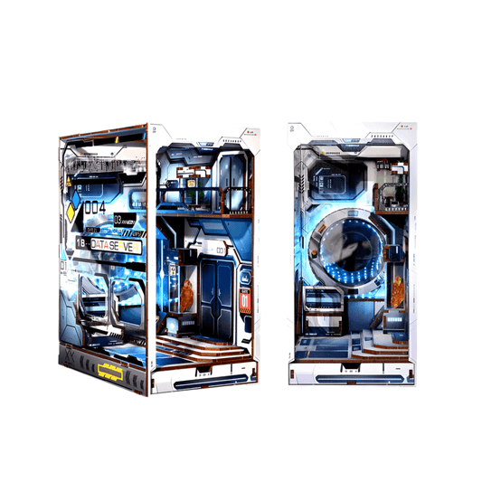 DIY Puuzzle™ | Alien Hub Wooden Puzzle Book Nook Kit - DIY Puuzzle