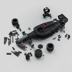 Formula racing building block set 1:8 scale model with detailed construction and authentic motorsports design