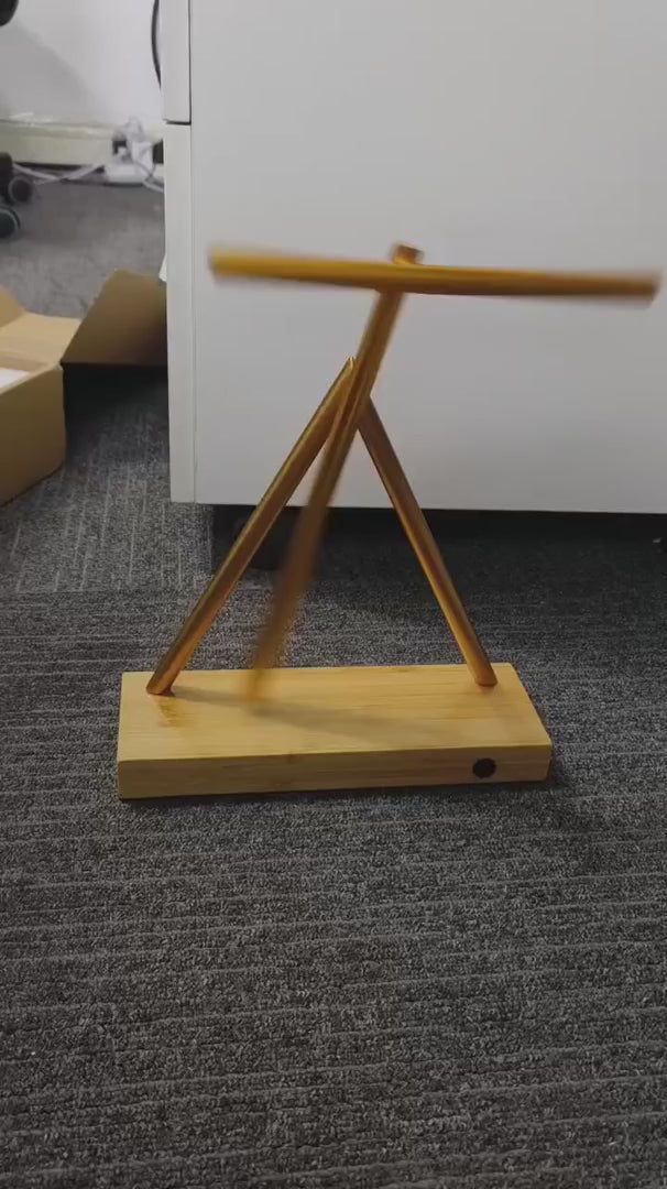 Infinite Motion Kinetic Sculpture Pendulum- Iron Man 2 Swinging Sticks Video Review Thumbnail