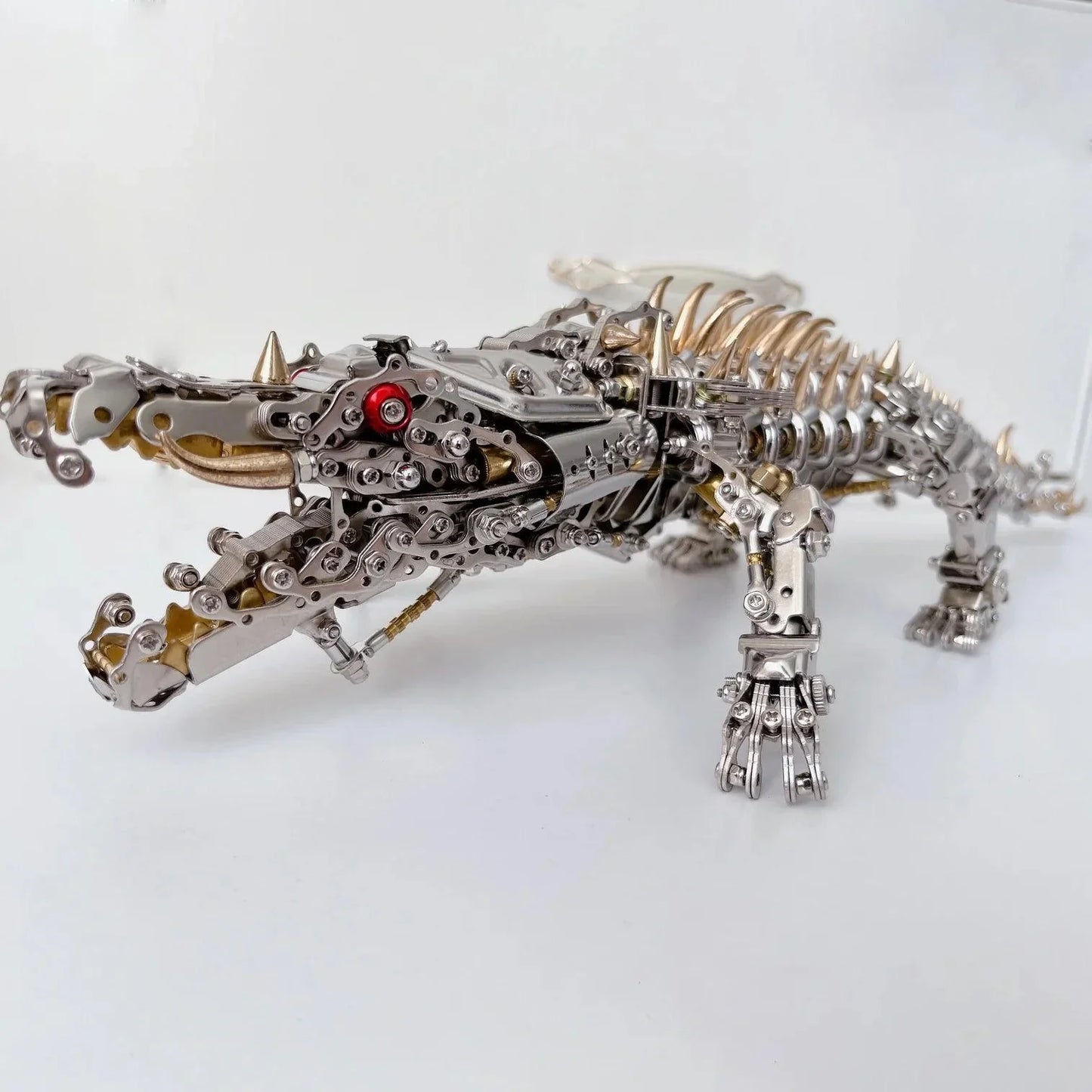 DIY Puuzzle™ | Mechanical Crocodile Metal Sculpture - DIY Puuzzle
