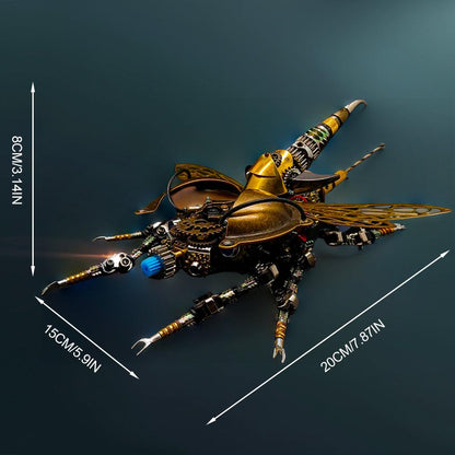 DIY Puuzzle™ | DIY 3D Metal Mechanical Rotatable Beetle Assembly Puzzle Model Kit - DIY Puuzzle