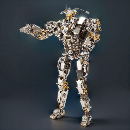 DIY Puuzzle™ | DIY 3D Steampunk Protoss Mecha Metal Model With Lights-1020+PCS - DIY Puuzzle