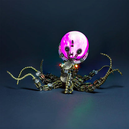 DIY Puuzzle™ | Galactic Kraken 3D Metal Steampunk Puzzle - DIY Puuzzle