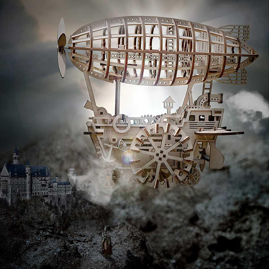 DIY Puuzzle™ | Celestial Navigator - Mechanical Steampunk Airship Model - DIY Puuzzle