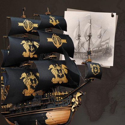 DIY Puuzzle™ | Royal Galleon Warship - DIY Puuzzle