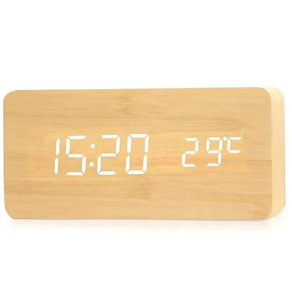 DIY Puuzzle™ | NatureSense Wooden LED Alarm Clock - DIY Puuzzle