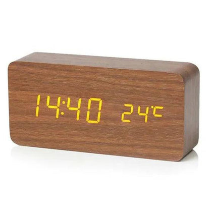 DIY Puuzzle™ | NatureSense Wooden LED Alarm Clock - DIY Puuzzle