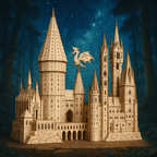 DIY Puuzzle™ | Hogwarts Magical Castle 3D Wooden Puzzle Kit - DIY Puuzzle