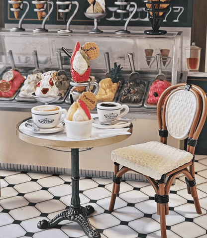 DIY Puuzzle™ | Ice Cream Cone Shop The Desired Old Shop Miniature - DIY Puuzzle