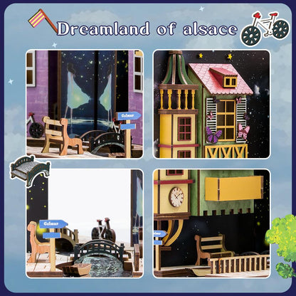 DIY Puuzzle™ | DIY Booknook Kit (Dreamland Of Alsace） - DIY Puuzzle