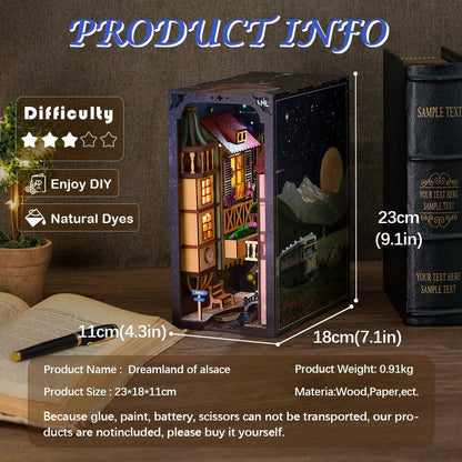 DIY Puuzzle™ | DIY Booknook Kit (Dreamland Of Alsace） - DIY Puuzzle