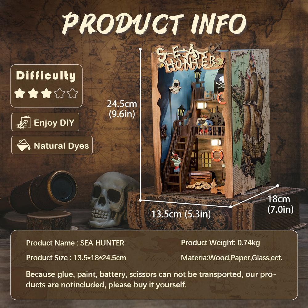 DIY Puuzzle™ | DIY Booknook Kit (Sea Hunter) - DIY Puuzzle