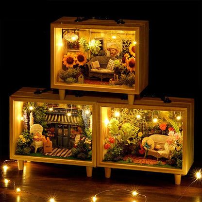 DIY Puuzzle™ | DIY Dollhouse Kit (Small wooden box) - DIY Puuzzle