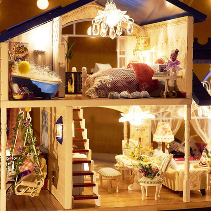 DIY Puuzzle™ | Dollhouse Kit (PROVENCE LAVENDER) - DIY Puuzzle