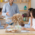 DIY Puuzzle™ | Enchanted Aurora Jellyfish Music Box 3D Wooden Puzzle - DIY Puuzzle