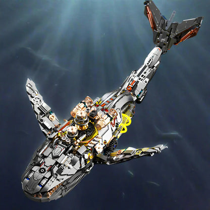 DIY Puuzzle | Mechanical Whale Building Blocks Set LEGO