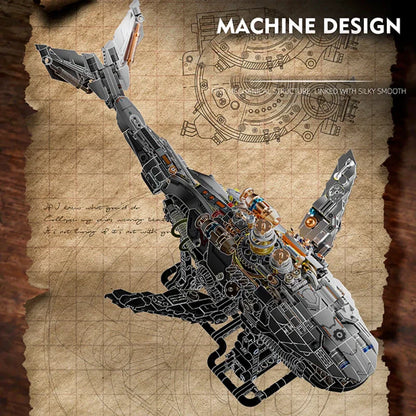 DIY Puuzzle | Mechanical Whale Building Blocks Set LEGO