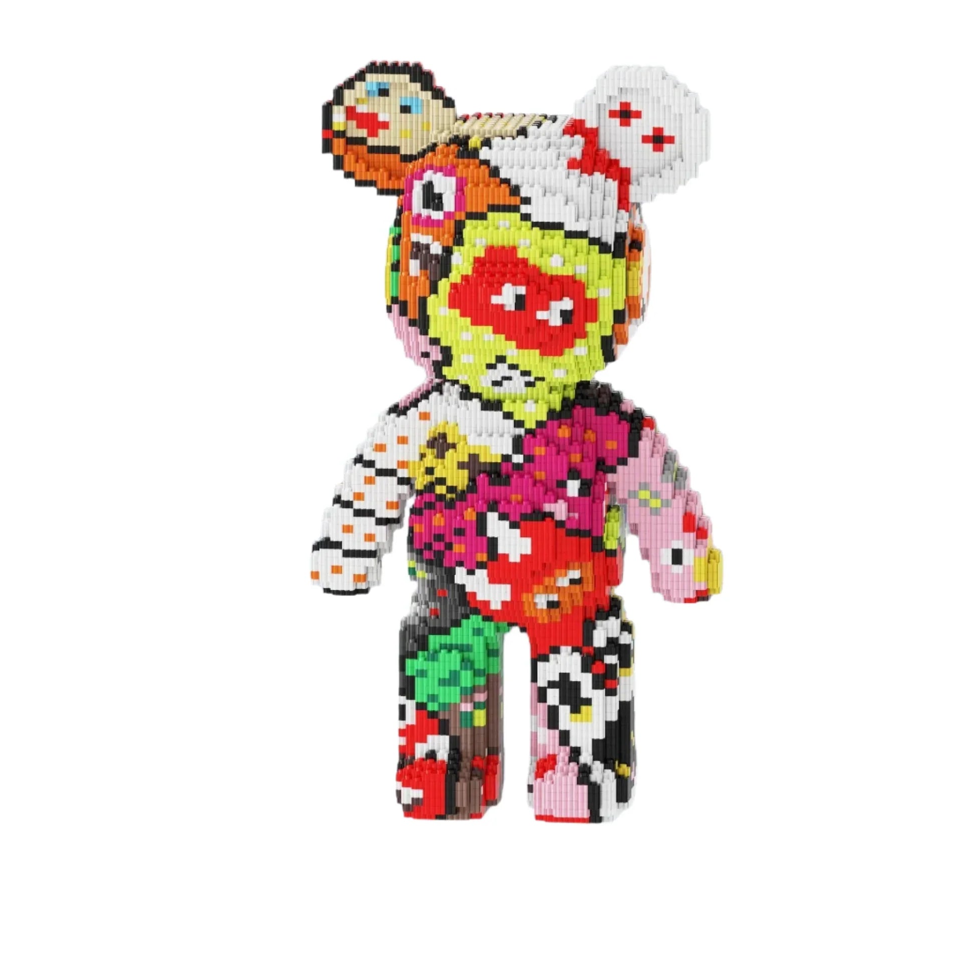 3688 piece oversized bear character DIY adult educational children's toys birthday gift model building blocks set