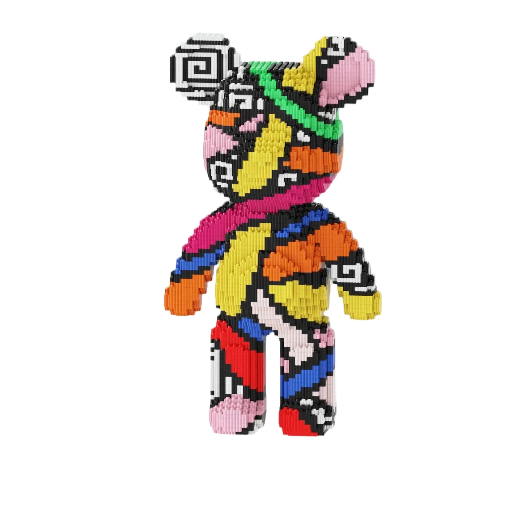 3688 piece oversized bear character DIY adult educational children's toys birthday gift model building blocks set