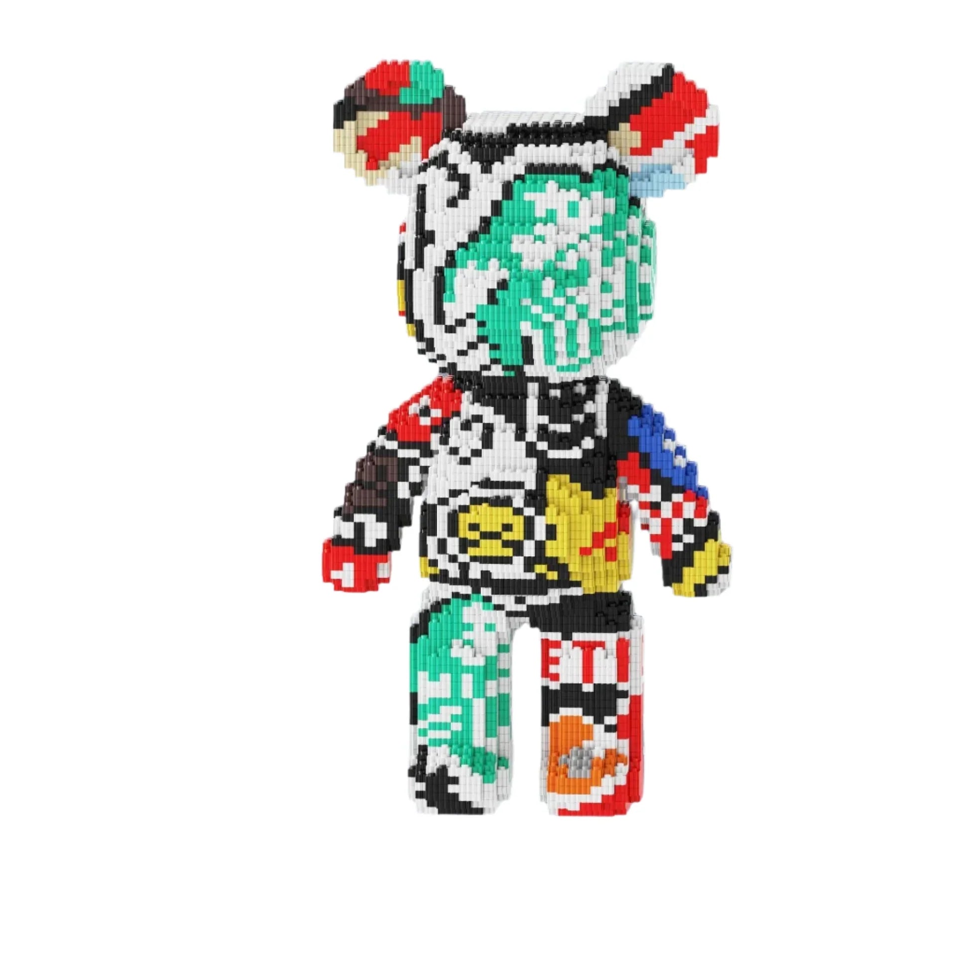 3688 piece oversized bear character DIY adult educational children's toys birthday gift model building blocks set