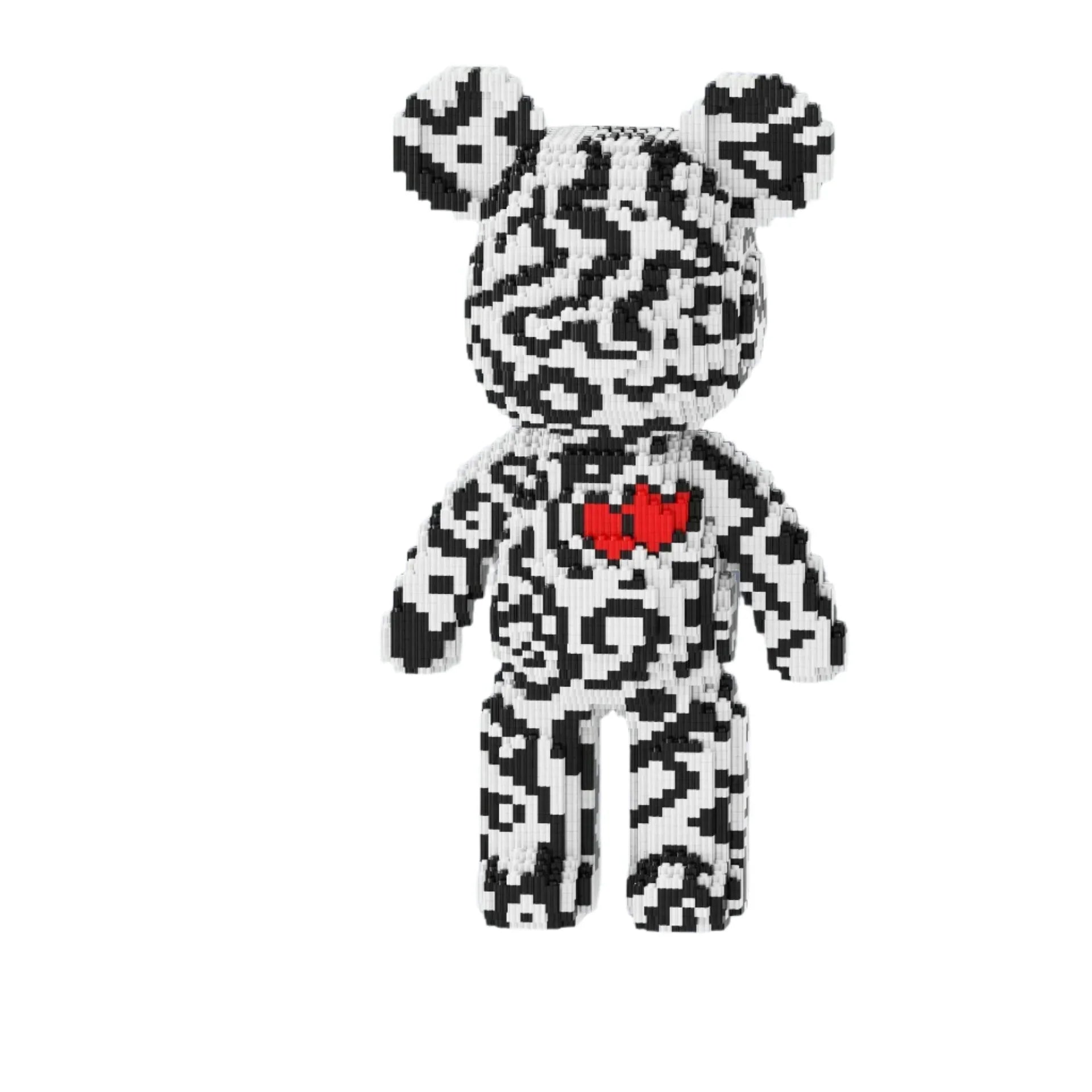 3688 piece oversized bear character DIY adult educational children's toys birthday gift model building blocks set