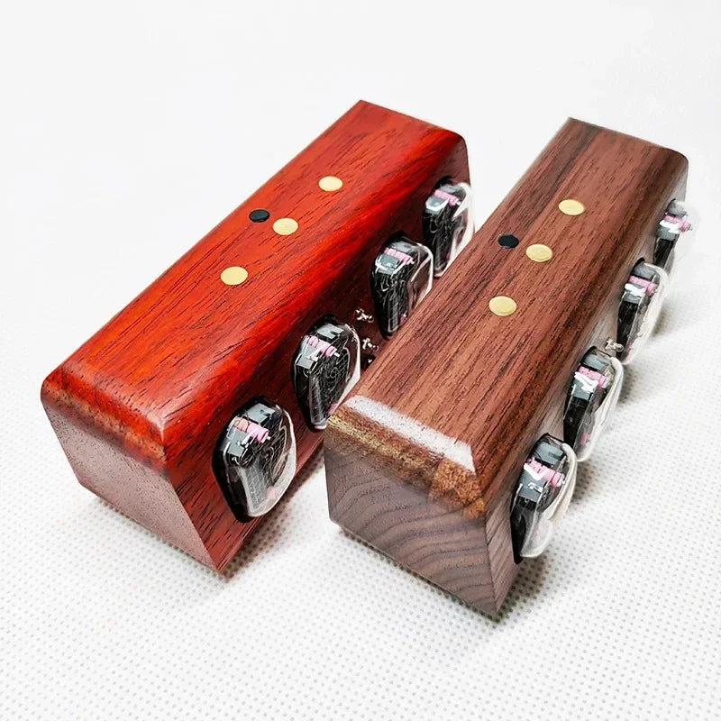 Former Soviet Union IN12 glow digital tube clock simple Bluetooth control glow light table clock alarm clock real glow