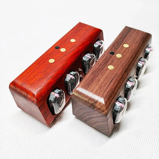 Former Soviet Union IN12 glow digital tube clock simple Bluetooth control glow light table clock alarm clock real glow