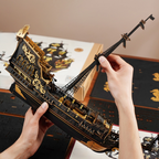 The Seahorse Barque 3D Wooden Puzzle MCB02