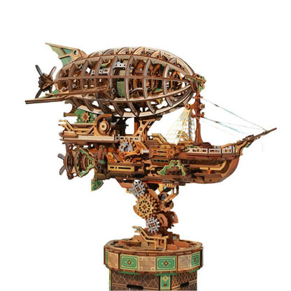 DIY Puuzzle™ | Sailing In Fog - 3D Mechanical Airship Puzzle - DIY Puuzzle