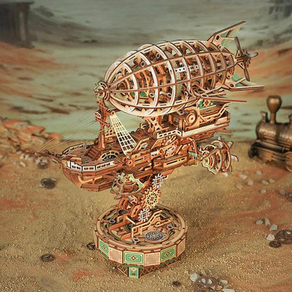 DIY Puuzzle™ | Sailing In Fog - 3D Mechanical Airship Puzzle - DIY Puuzzle