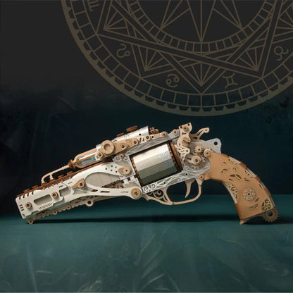 DIY Puuzzle™ | Steampunk Revolution 3D Mechanical Revolver Puzzle - DIY Puuzzle