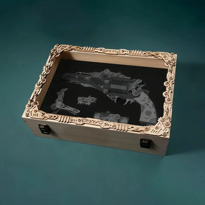 DIY Puuzzle™ | Steampunk Revolution 3D Mechanical Revolver Puzzle - DIY Puuzzle