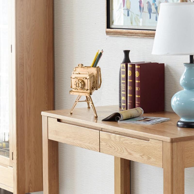 DIY Puuzzle™ | Vintage Camera 3D Wooden Puzzle - DIY Puuzzle